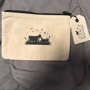 Dionis canvas makeup bag